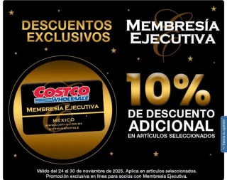 10% de descuento extra con Membresía Ejecutiva | Costco