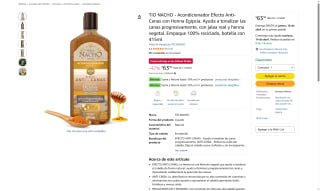 TIO NACHO Acondicionador Anti-Canas por $64 | Oferta Amazon