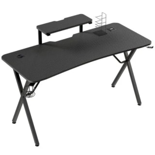 Tempest Haven mesa gaming 140x60cm RGB negra por 120,00€