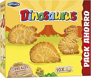 Artiach Dinosaurus pack 2 paquetes 411g por 4.83€