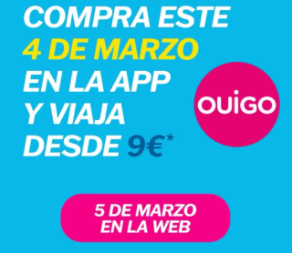 Billetes desde 9€ para viajar hasta final de año