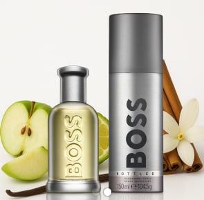 Hugo Boss Eau de Toilette Spray 50 ml + Deospray voor €39,99 in de AH voordeelshop