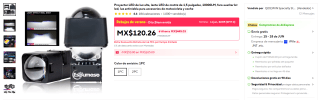 Proyector LED 10000LM x2 por $445 | AliExpress (DiDi)