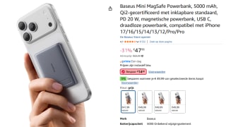 Baseus Mini MagSafe Powerbank 5000 mAh voor €33,59 bij Amazon