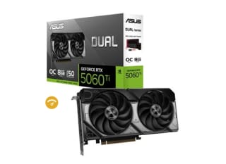 Carte graphique ASUS DUAL Nvidia GeForce RTX 5060 Ti 8G OC à 479,99€