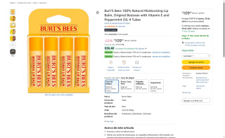 Bálsamo Labial Burt's Bees por $109 | Oferta Amazon
