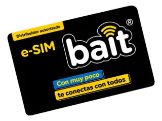 eSIM Bait 30 días (Internet ilimitado) por $169 en Bait