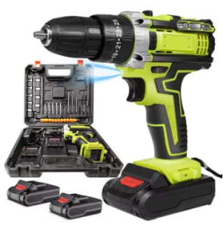 Taladro Eléctrico Inalámbrico 3 en 1 de 28V, Destornillador de Impacto por 19.95€