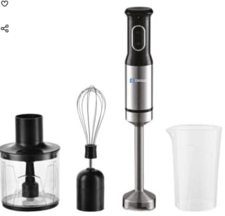 Batidora de Mano Origial Hand&Mix 1200W con Accesorios Acero Inoxidable por 21.99€