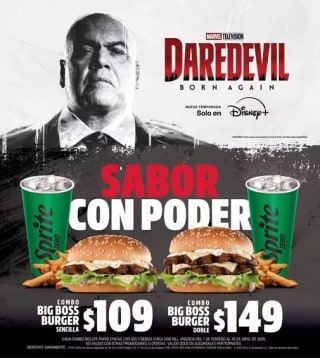Combo Big Boss Burger Sencilla $109 y Doble en $149 | Carl's Jr