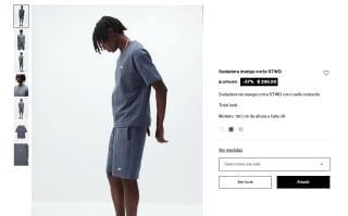 Sudadera Manga Corta STWD por $299 | Pull & Bear