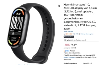 Xiaomi Smart Band 10 - Activity Tracker voor €33,55 bij Amazon