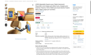Soporte Tablet Auto por $199 | Oferta Amazon