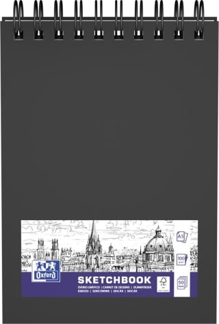 Oxford schetsboek A5 50 vel 100 gr spiraal 5 stuks voor €8,99 bij Bol