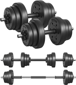 Juego de Mancuernas Ajustables SONGMICS 20 kg por $800 | Amazon
