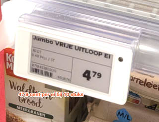 Kleinere doosjes eieren goedkoper tov grotere doosje tot 30% korting