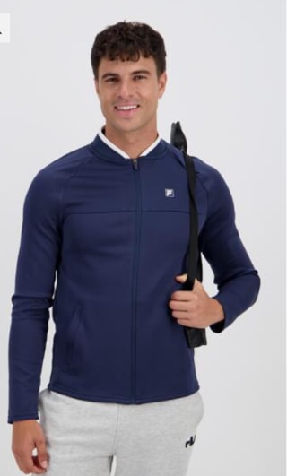 Sudadera Cremallera Fila - Azul - Sudadera Tenis Hombre Sudadera Cremallera Fila