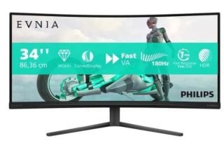 Moniteur gaming incurvé Philips - 34" - WQHD - 180Hz à 303,84€