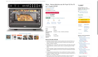 Horno Ninja Foodi 21L por $3,690 | Oferta Amazon