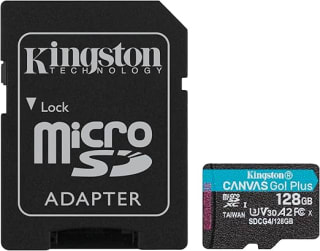 Kingston MicroSD Canvas Go Plus 128GB por $356 | Amazon
