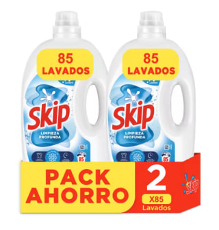 Skip Detergente Líquido Limpieza Profunda Pack Ahorro Duplo 170 Lavados por 16.98€