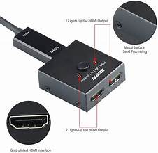 BENFEI 4K HDMI Switch 2 In 1 Out / 1 In 2 Out £6.45 Amazon Deal