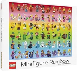 LEGO Minifigure Rainbow 1000-Piece Puzzle £6 on Amazon