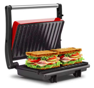 Aigostar Warme Parrilla Eléctrica Sandwicheras Panini 1000W por 16.24€