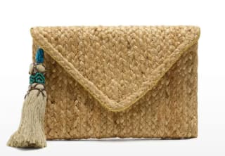 Bolso de fiesta convertible a bandolera efecto rafia Parfois por 7.99€