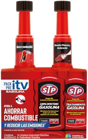 Pack pre itv tratamiento limpia inyectores gasolina 200 ml + tratamiento por 9.44€