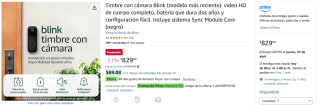 Timbre con Cámara Blink 2G HD por $679 | Oferta Amazon