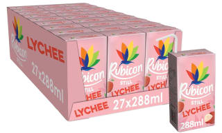 Pack 27 x 288 ml de Rubicon Bebida de zumo de lichi por 13.33€