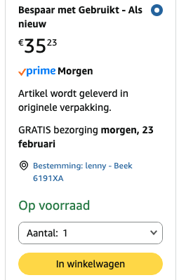 Refurbished Sony WF-C700N - Draadloze Noise Cancelling oordopjes voor €35,23