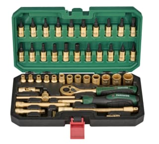 PARKSIDE Juego de carracas Edición Limitada, 46 piezas por 9.99€