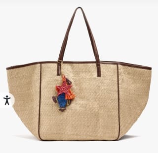 Parfois Bolso Tote efecto rafia XL por 17.99€.