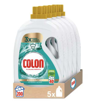 Colon Higene Advance Detergente 200 lavados + limpialavadoras 3 unidades por 34.27€