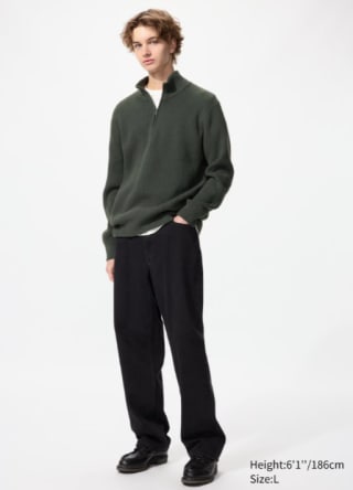 Soufflé Gebreide heren trui voor €19,90 bij uniqlo