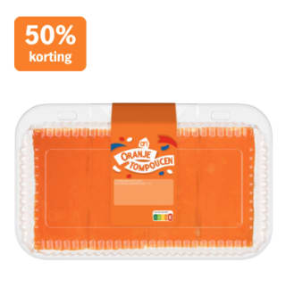AH Oranje tompouce 4 stuks voor €1,99