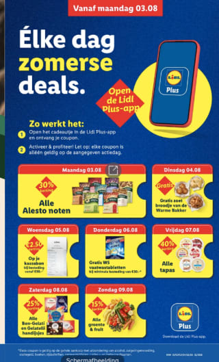 Élke dag zomerse deals bij de Lidl