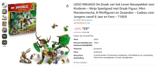 LEGO NINJAGO De Draak van het Leven voor €59,99 bij Amazon