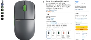 Pulsar X2 Gamemuis voor €74,95