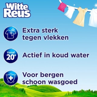 Witte Reus Gel (100 wasbeurten) voor €11,99 bij Bol