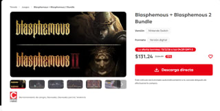 Blasphemous + Blasphemous 2 Bundle por $131 | Nintendo eShop