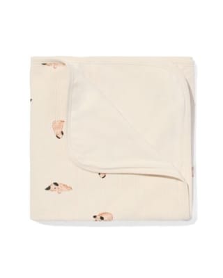 wiegdeken 75x100 met wafel structuur voor €12 bij de hema