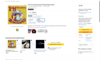 Vinilo Are You Experienced The Jimi Hendrix Experience por $374 | Amazon