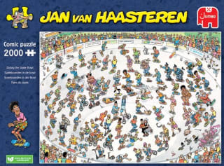 Jan van Haasteren Skateboarden in de bowl - Puzzel 2000 stukjes voor €22,48 bij Bol