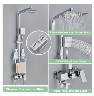 Kit de Grifo de Ducha de Lluvia con Bidé por 41,99€