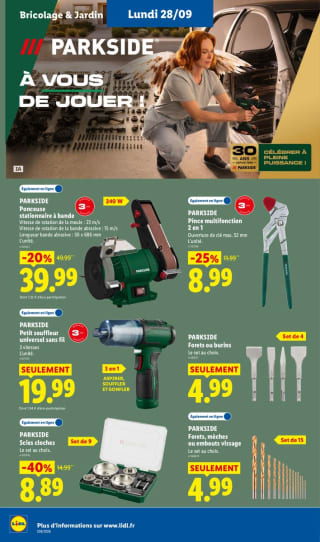 Chaussures de sécurité Parkside à 14,99€ chez Lidl