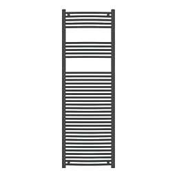 Flomasta 1800mm x 600mm 2890BTU Black Curved Towel Radiator for £29.99 at Screwfix