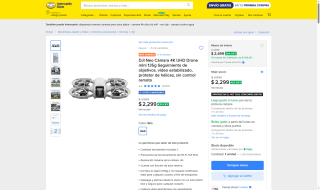 DJI Neo Cámara 4K UHD 135g por $1,992 | Mercado Libre (OXXO)